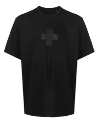 Helmut Lang Cross Print Short Sleeve T Shirt