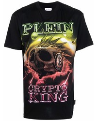 Philipp Plein Crypto King Cotton T Shirt