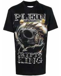 Philipp Plein Crypto King Cotton T Shirt