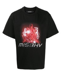 Misbhv Crystal Logo Cotton T Shirt