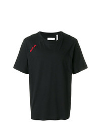 Helmut Lang Cut Neck Logo T Shirt