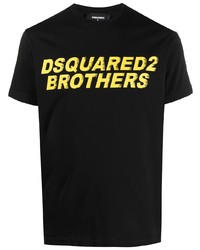 DSQUARED2 D2 Brothers Print T Shirt