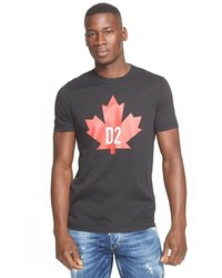 DSQUARED2 D2 Leaf Graphic T Shirt