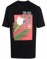 Kenzo Daisy And Tulip Graphic Print T Shirt