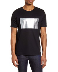 Hugo Dalf Metallic Graphic T Shirt