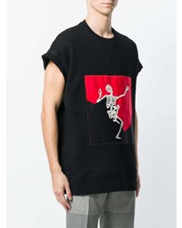 Alexander McQueen Dancing Skull Sweat Top