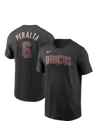Nike David Peralta Black Arizona Diamondbacks Name Number T Shirt At Nordstrom