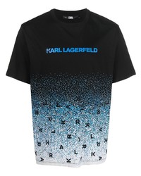 Karl Lagerfeld Degradee Logo Print T Shirt