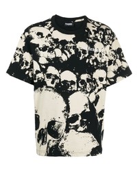 Pleasures Despair Heavyweight Skeleton Print T Shirt