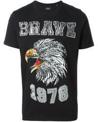 Diesel Eagle Print T Shirt