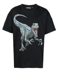 Mostly Heard Rarely Seen Dino Print T Shirt
