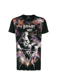 Balmain Distress Galaxy Print T Shirt