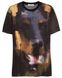 Givenchy Dobermann Print T Shirt