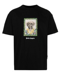 Palm Angels Dog Print T Shirt