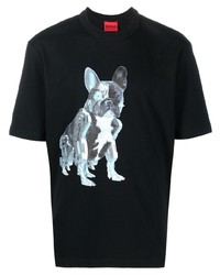 Hugo Dog Print T Shirt