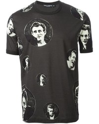 Dolce & Gabbana James Dean Bubble Print T Shirt