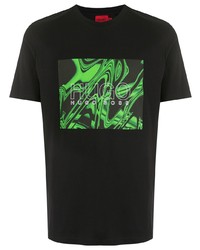 Hugo Dolive Glitch Graphic Print T Shirt
