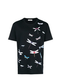 Valentino Dragon Fly Print T Shirt