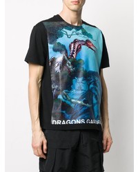 Valentino Dragon Garden Short Sleeved T Shirt