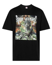 Supreme Dragon Graphic Print T Shirt