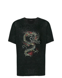 John Varvatos Dragon Print T Shirt