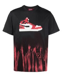 Mostly Heard Rarely Seen 8-Bit Drip Dye Sneaker Print T Shirt