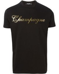 DSQUARED2 Champagne Print T Shirt
