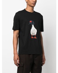 BOSS Duck Print Detail T Shirt