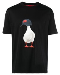 BOSS Duck Print Detail T Shirt