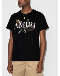 Amiri Eagle Logo Print T Shirt