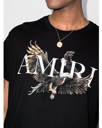 Amiri Eagle Logo Print T Shirt