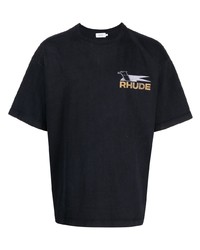 Rhude Eagle Logo Print T Shirt