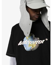 Ader Error Earth Logo Print T Shirt