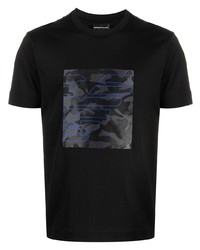 Emporio Armani Embroidered Logo Short Sleeved T Shirt