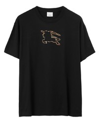 Burberry Equestrian Knight Print T Shirt