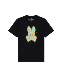 Psycho Bunny Ethan Deco Bunny Graphic Tee In Black At Nordstrom