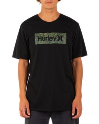 Hurley Everyday Explore Graphic Logo Tee In Black At Nordstrom