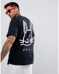 New Love Club Evil Bunny Back Print T Shirt