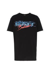 Balmain Exit And Cotton T Shirt