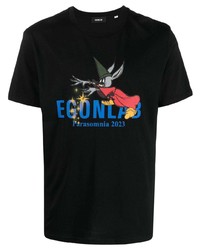 EGONlab Fantasia Graphic Print Cotton T Shirt
