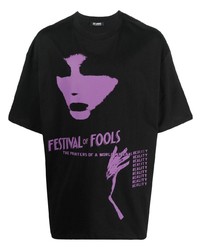 Raf Simons Festival Fool Short Sleeved T Shirt
