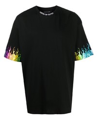 Vision Of Super Flame Detail T Shirt