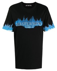 Mastermind World Flame Logo Print T Shirt