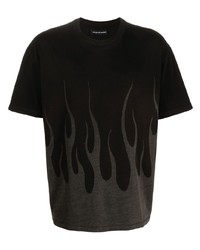 Vision Of Super Flame Print T Shirt
