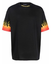 Vision Of Super Flame Sleeve T Shirt