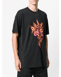 Givenchy Flaming Dagger Printed T Shirt