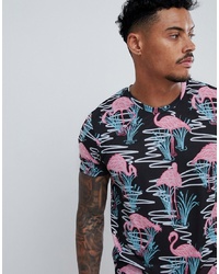 Urban Threads Flamingo Print T Shirt