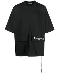 Mastermind Japan Flap Pockets Logo Print T Shirt