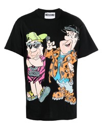 Moschino Flintstones Print T Shirt
