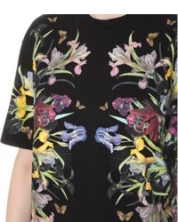Givenchy Floral Print Cotton Jersey T Shirt